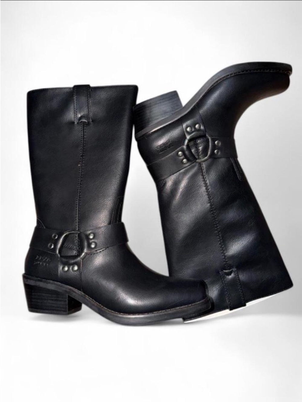 Frye & Co. Lorrie Harness Boots black